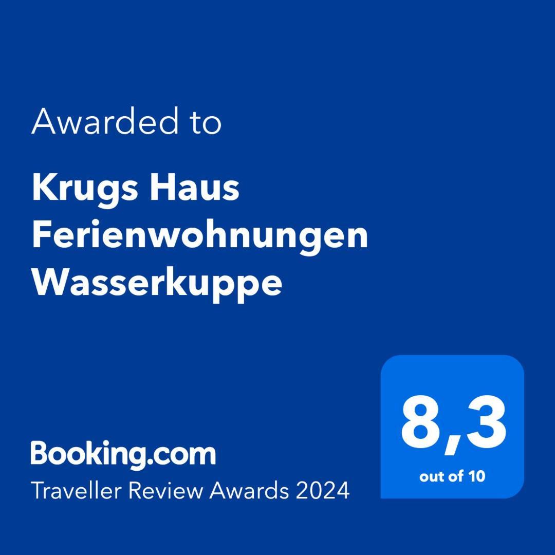 Krugs Haus Ferienwohnungen Wasserkuppe Ebersburg Exterior foto